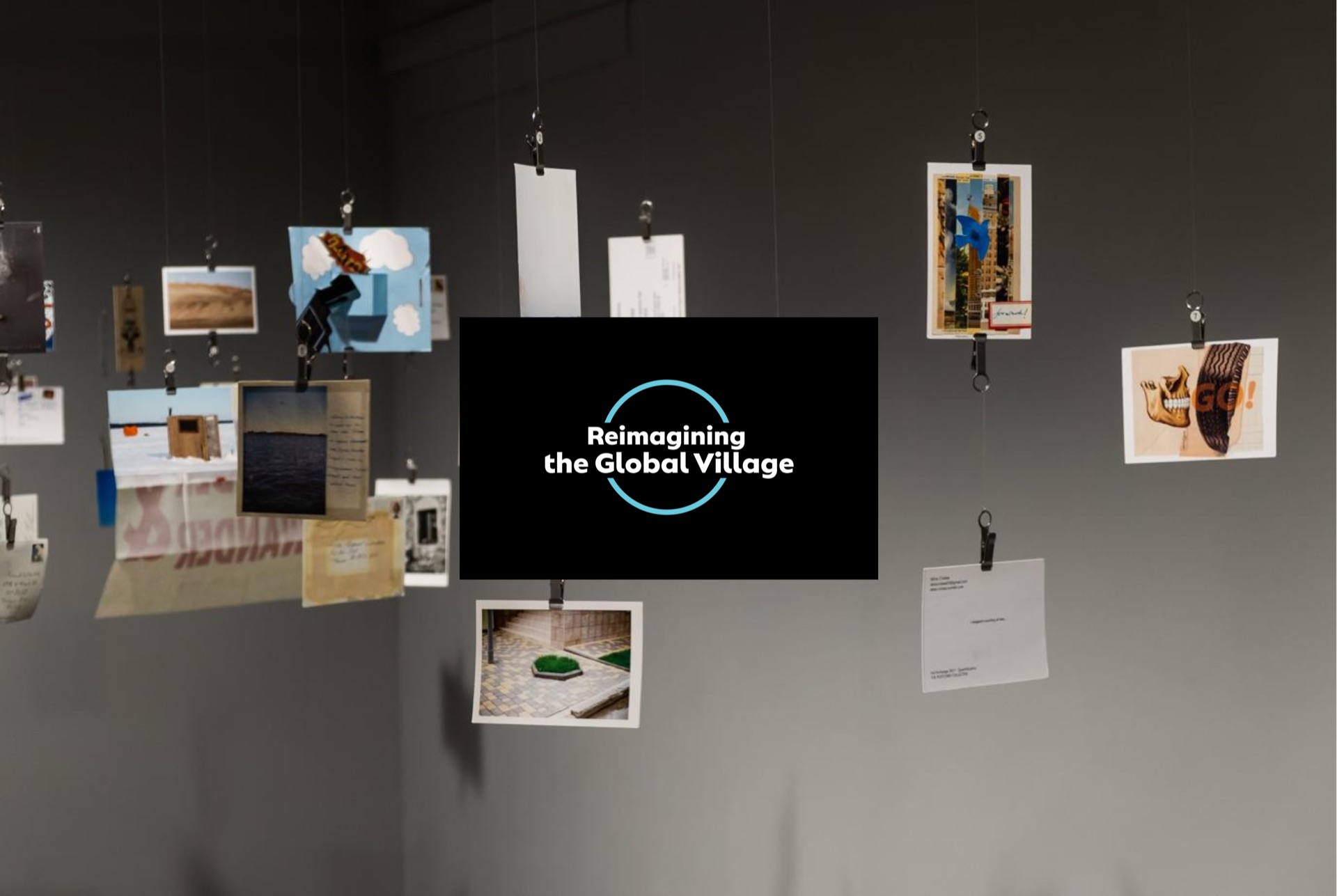 Reimagining the Global Village — exhibition branding and identity